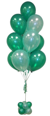 Sincan �i�ek�ileri firmam�zdan 11 adet u�an balon ve k���k pelu� ay�c�k