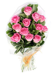 Ankara Aya� Ostim �i�ek g�nderimi firmas� �r�n�m�z  11 adet pembe g�lden buket �i�e�i