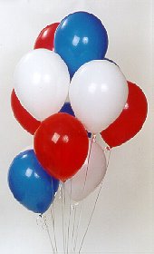 17 adet u�an balon demeti
