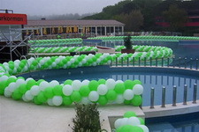100 metre i�yeri a��l�� balon dekoru XXL paket