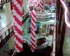 150 metre i�yeri a��l�� balon dekor s�slemesi XXXL paket
