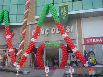 200 metre i�yeri a��l�� balon s�s� modeli
