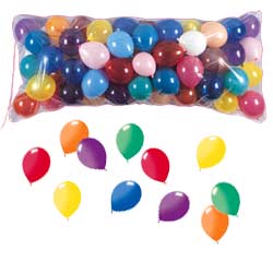 150 adet renkli balon ya�muru hizmeti