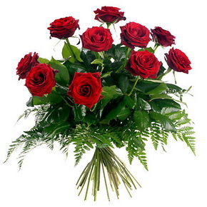 Ankara Ayaş çiçek siparişi gönderme 10 adet kırmızı gülden buket